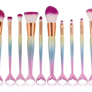 Kit Pincéis de Maquiagem 10 peças